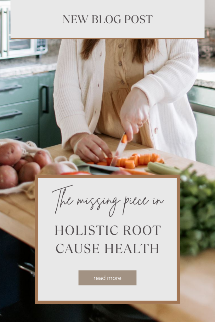 The missing piece in holistic root cause health.