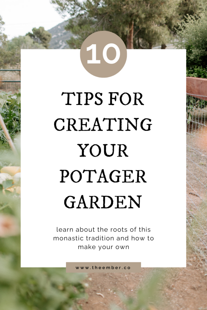 Tips for creating your potager garden